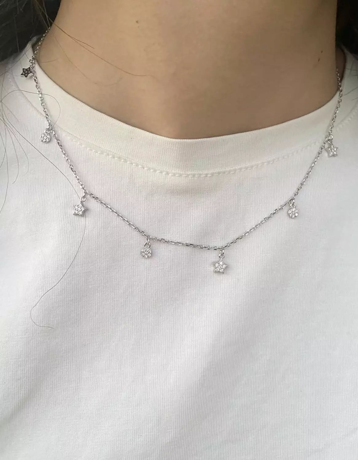 Small stars necklace image