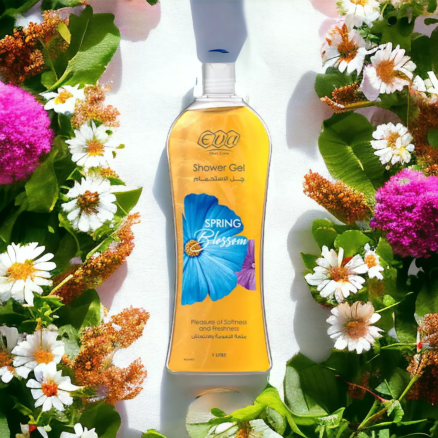 Eva Skin Care Spring Blossom Shower Gel - 1 Liter image