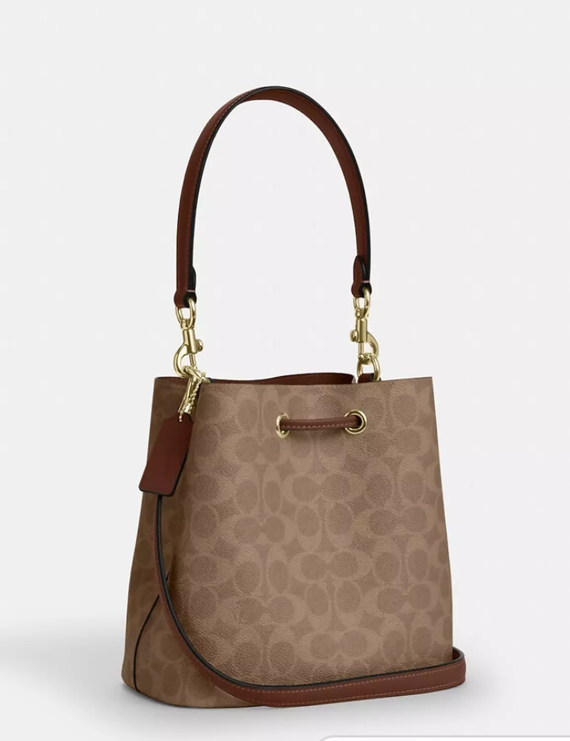 Rowan Bucket Bag In Signature Canvas 4