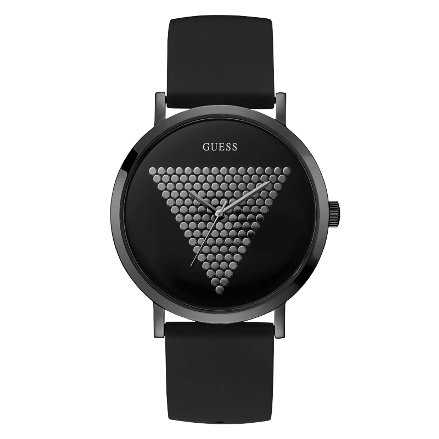 GUESS W1161G2 Men's  Watch Black Silicone Strap image
