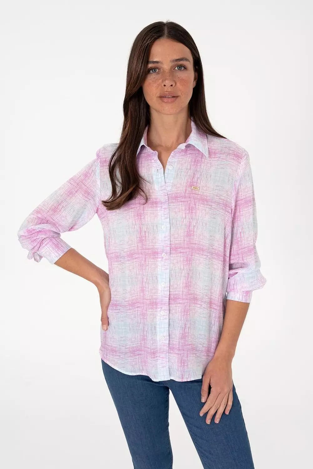Women's Purple Long Sleeve Shirt hover image