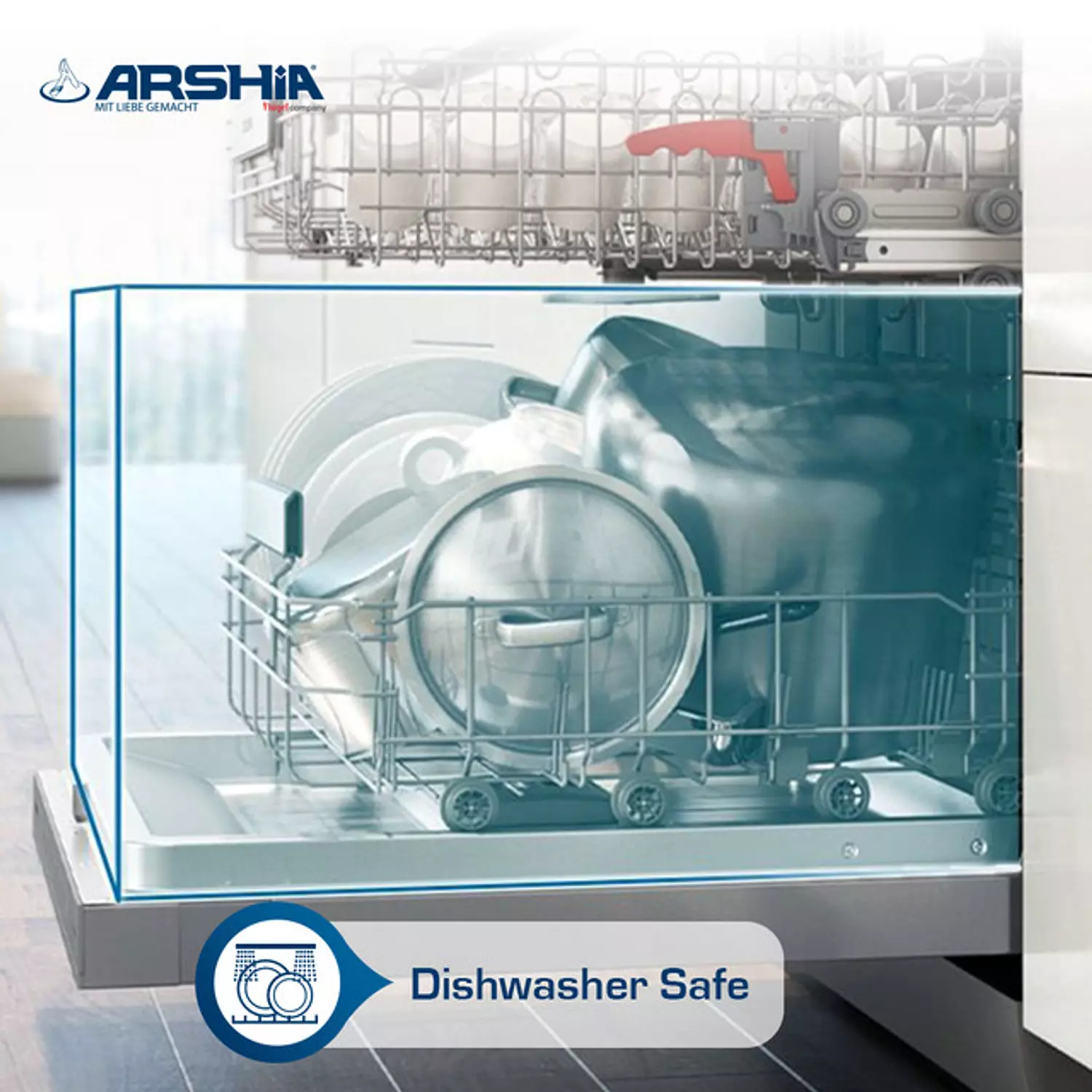 ARSHIA 9 piece stainless steel cookware set 4