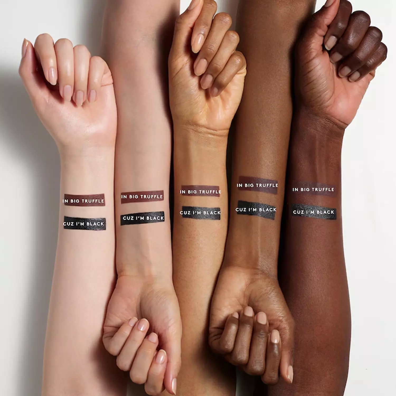 Fenty Beauty by Rihanna Flyliner Longwear Liquid Eyeliner  In Big Truffle - satin chocolate brown 2