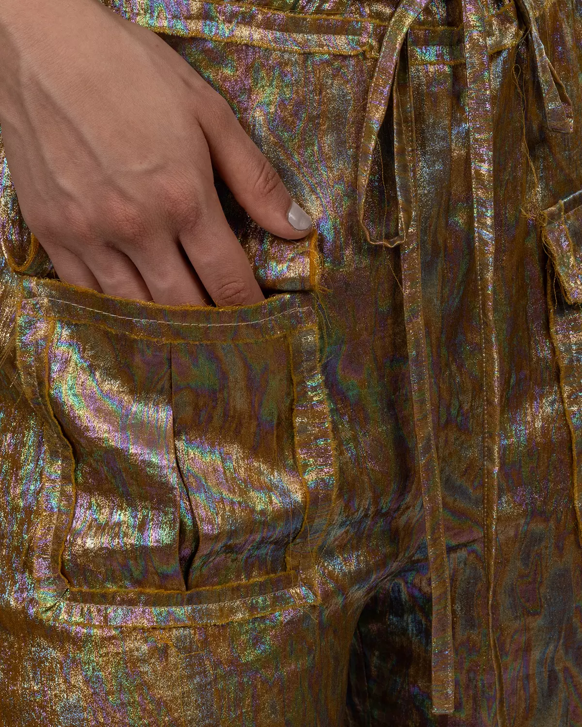 Multicolor Shimmery Jumpsuit 11