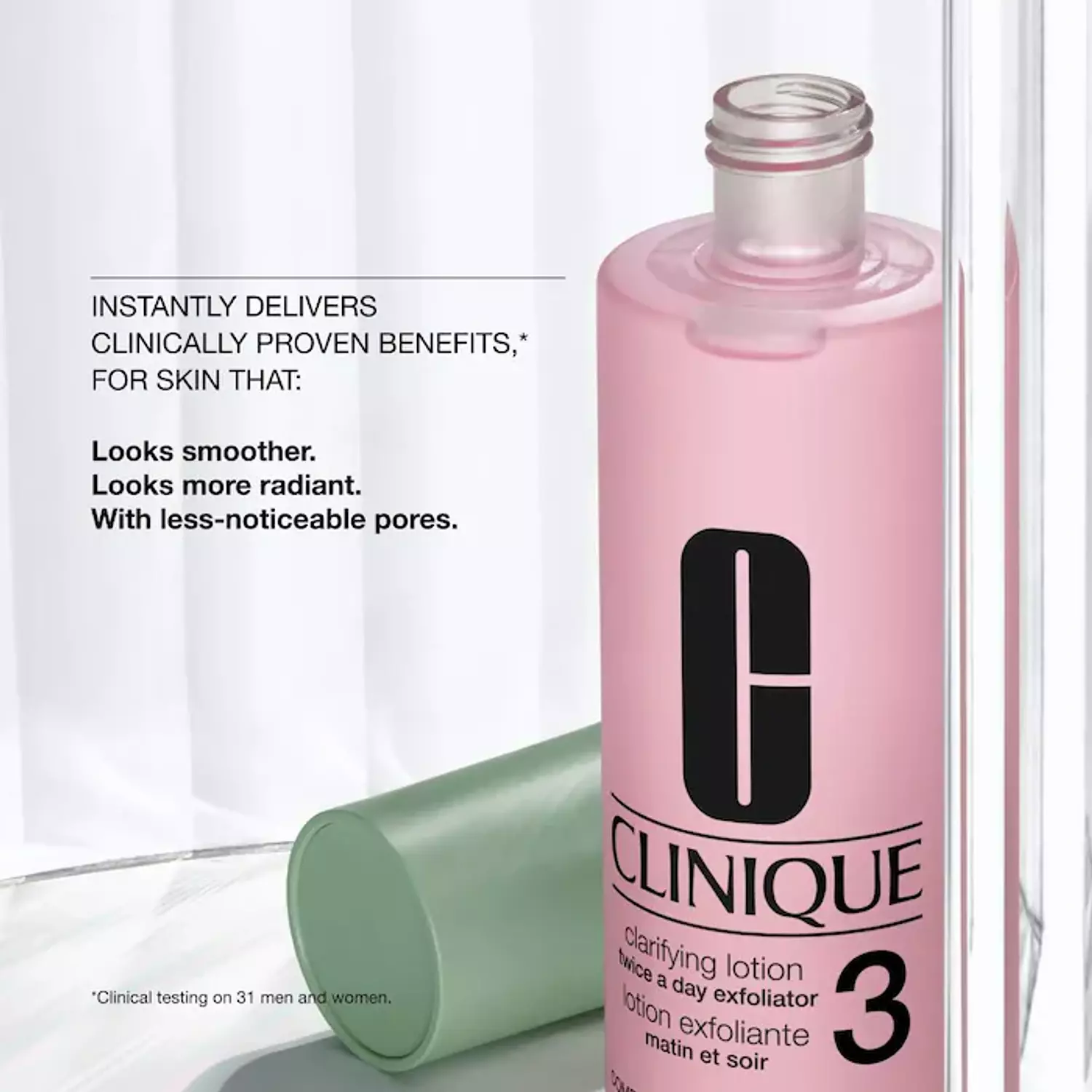 CLINIQUE  Clarifying Face Lotion 3 Liquid Exfoliator for Combination Oily Skin 1