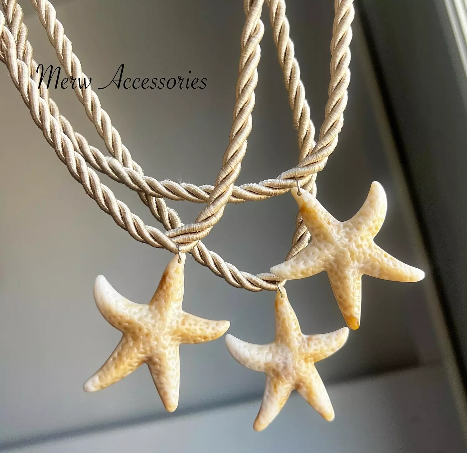 Handcrafte starfish necklace  1