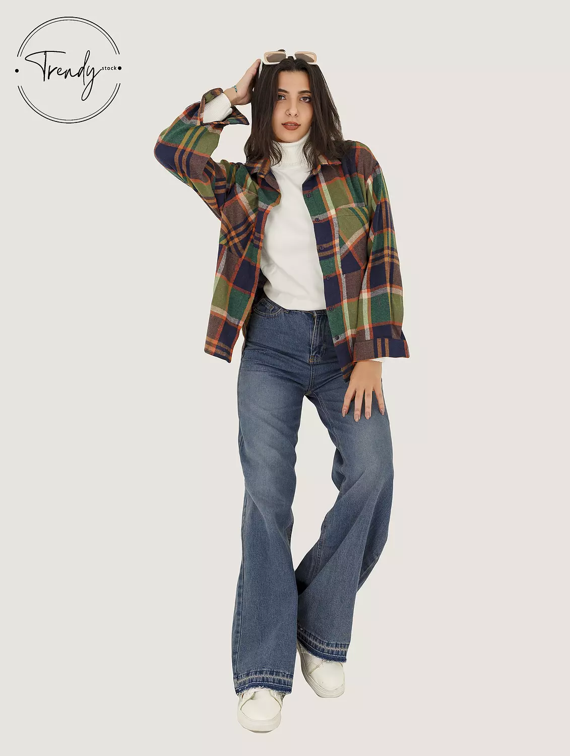 Checked shirt image