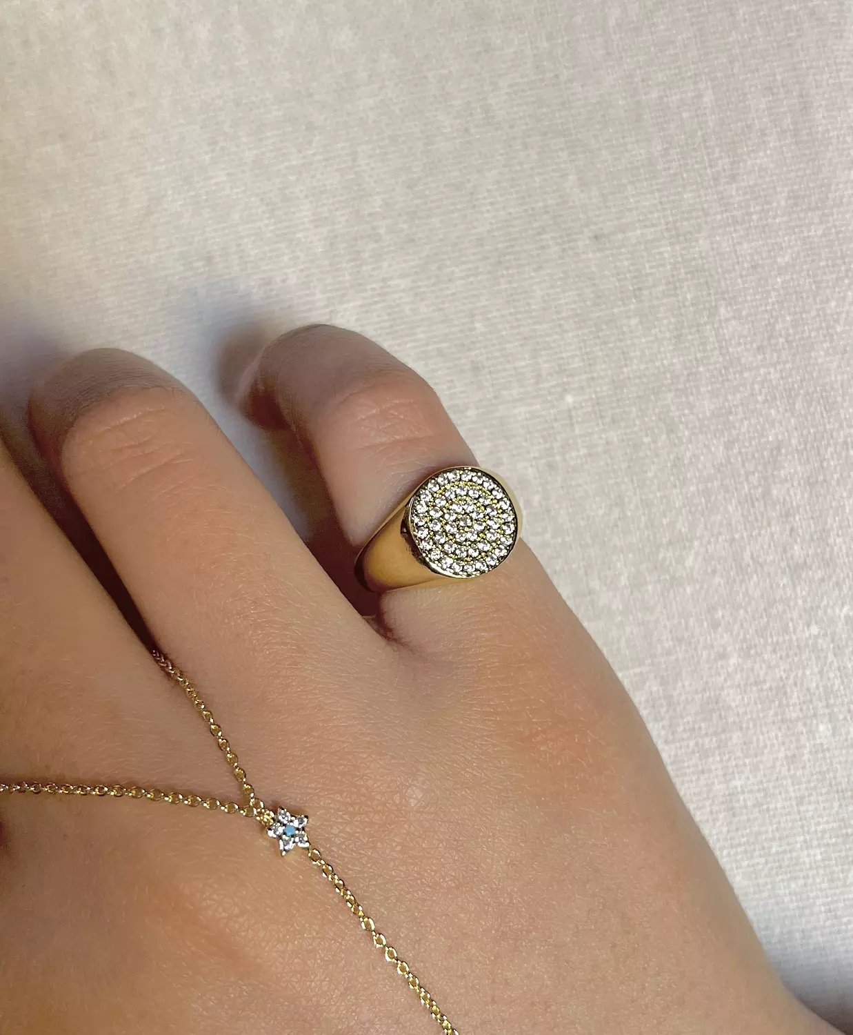 Diamond Pinky Ring  image