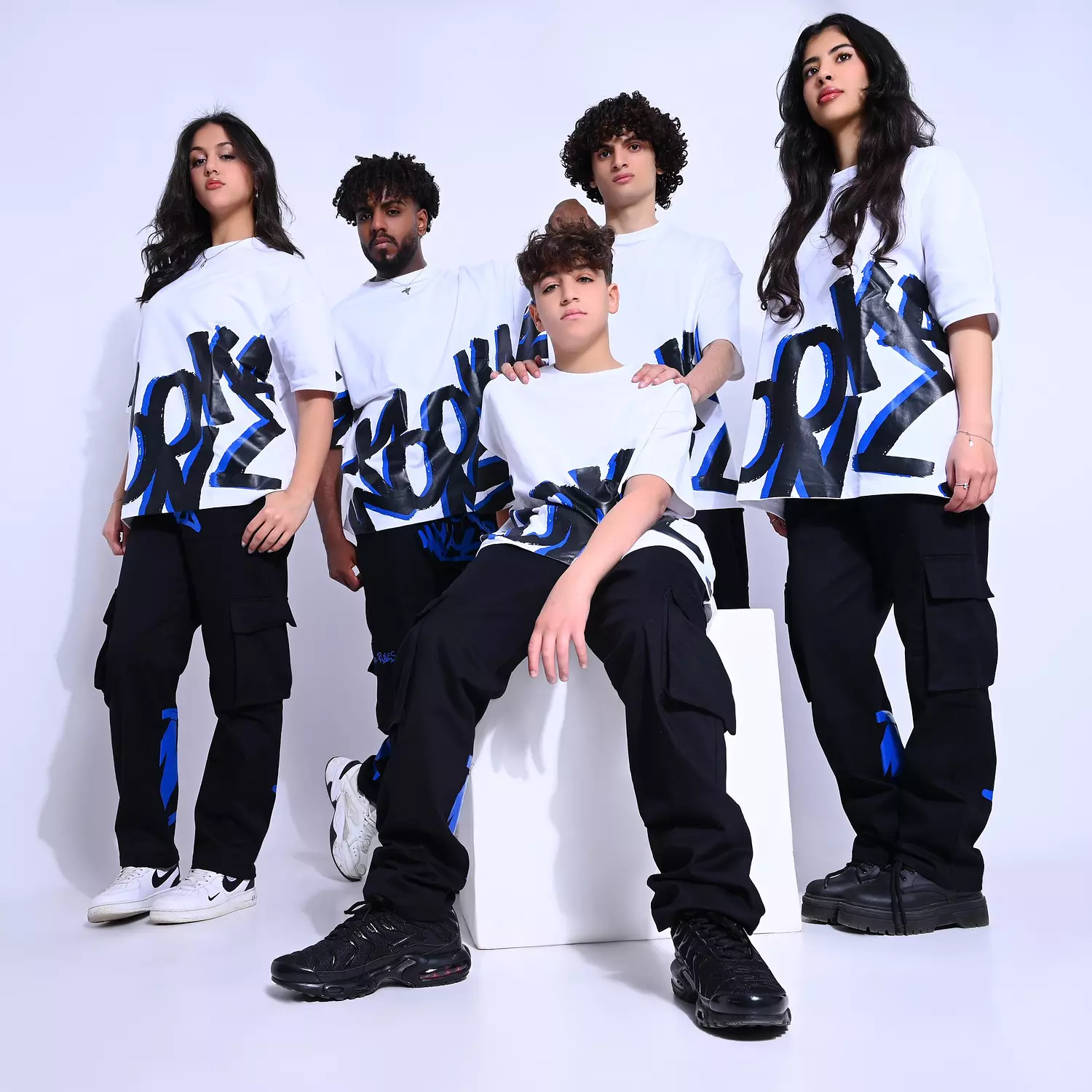 Moonwalk White x Blue Tee 3