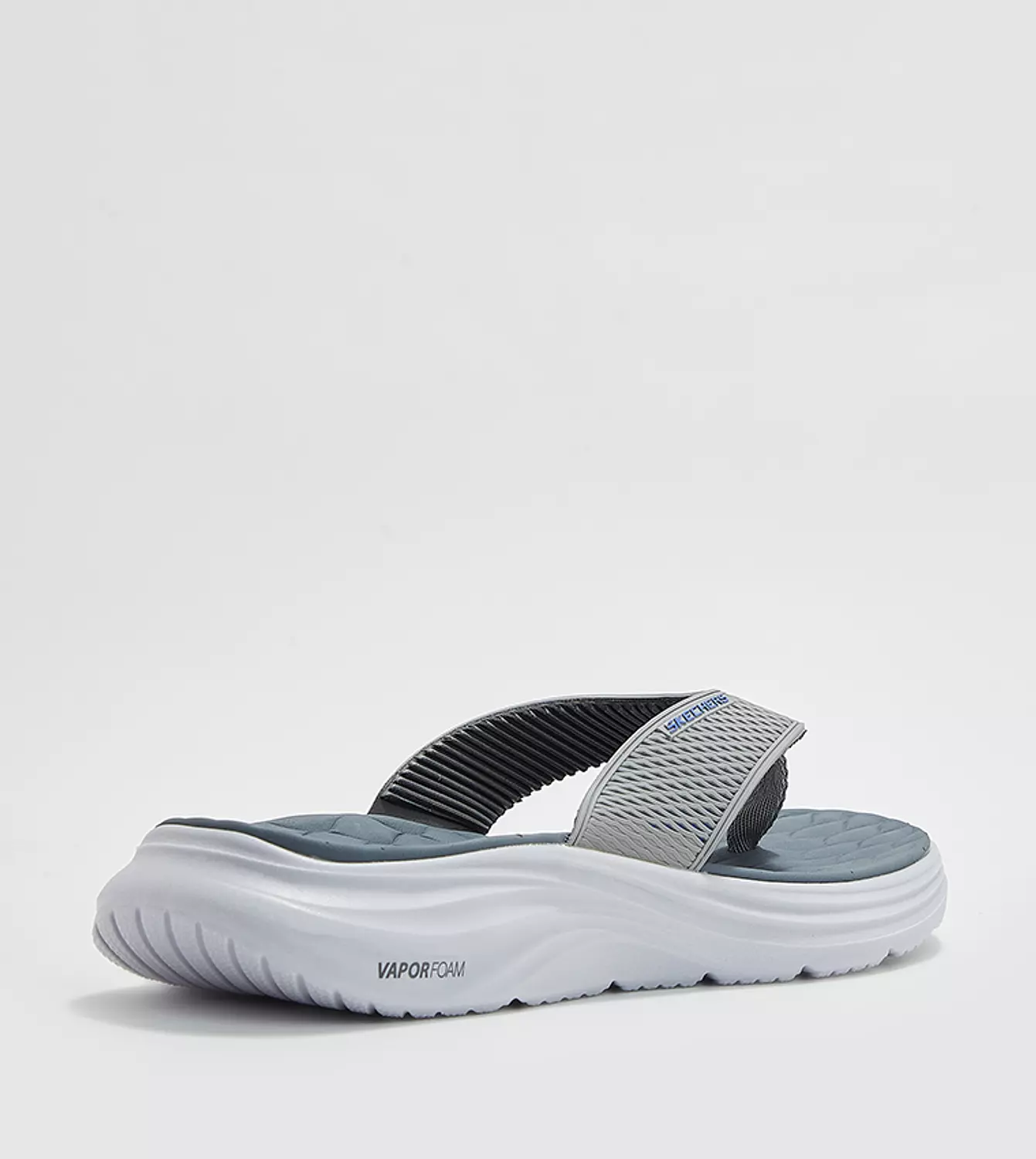 Skechers Men's Vapor Foam Sandal Gray 4