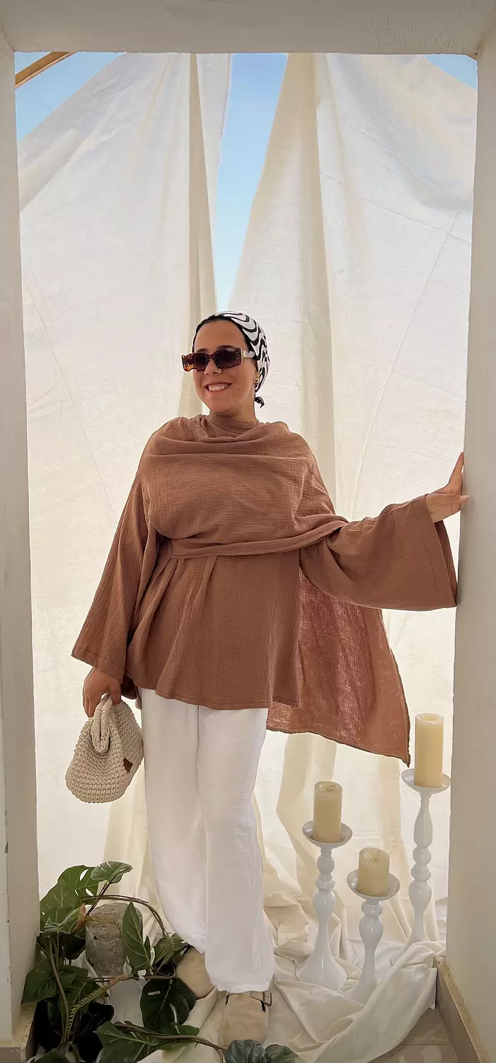 Cotton MOKA BLouse image