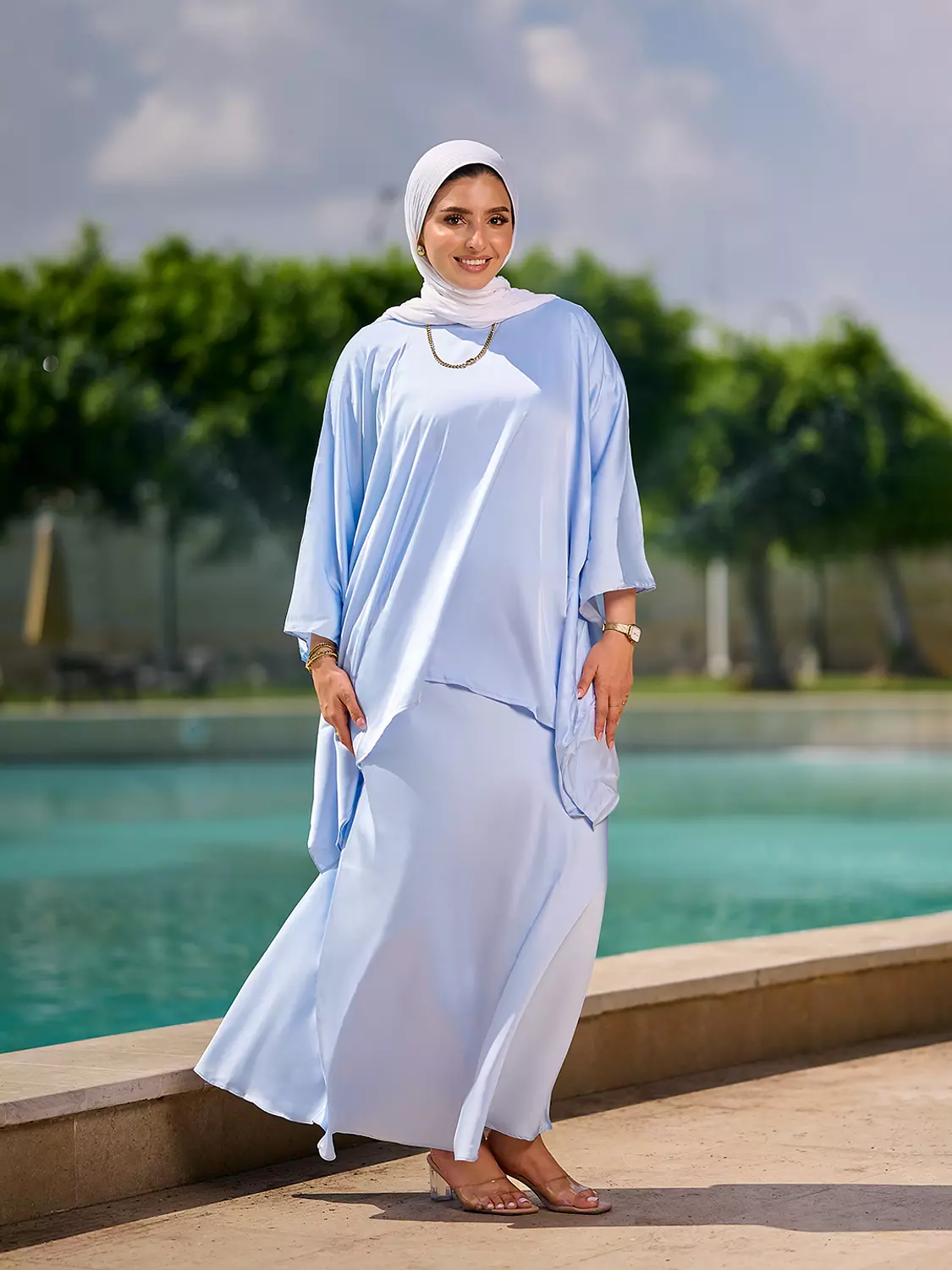 Soiree Suit in Baby Blue image