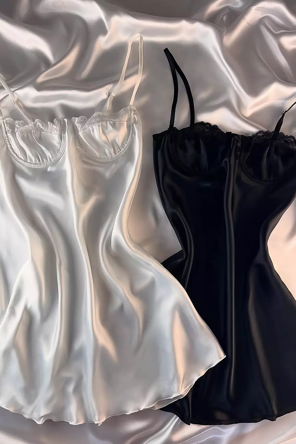 Lace Satin Babydoll 5