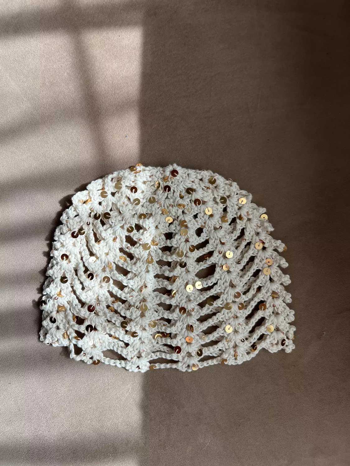 Nina shimmering crochet hat 3