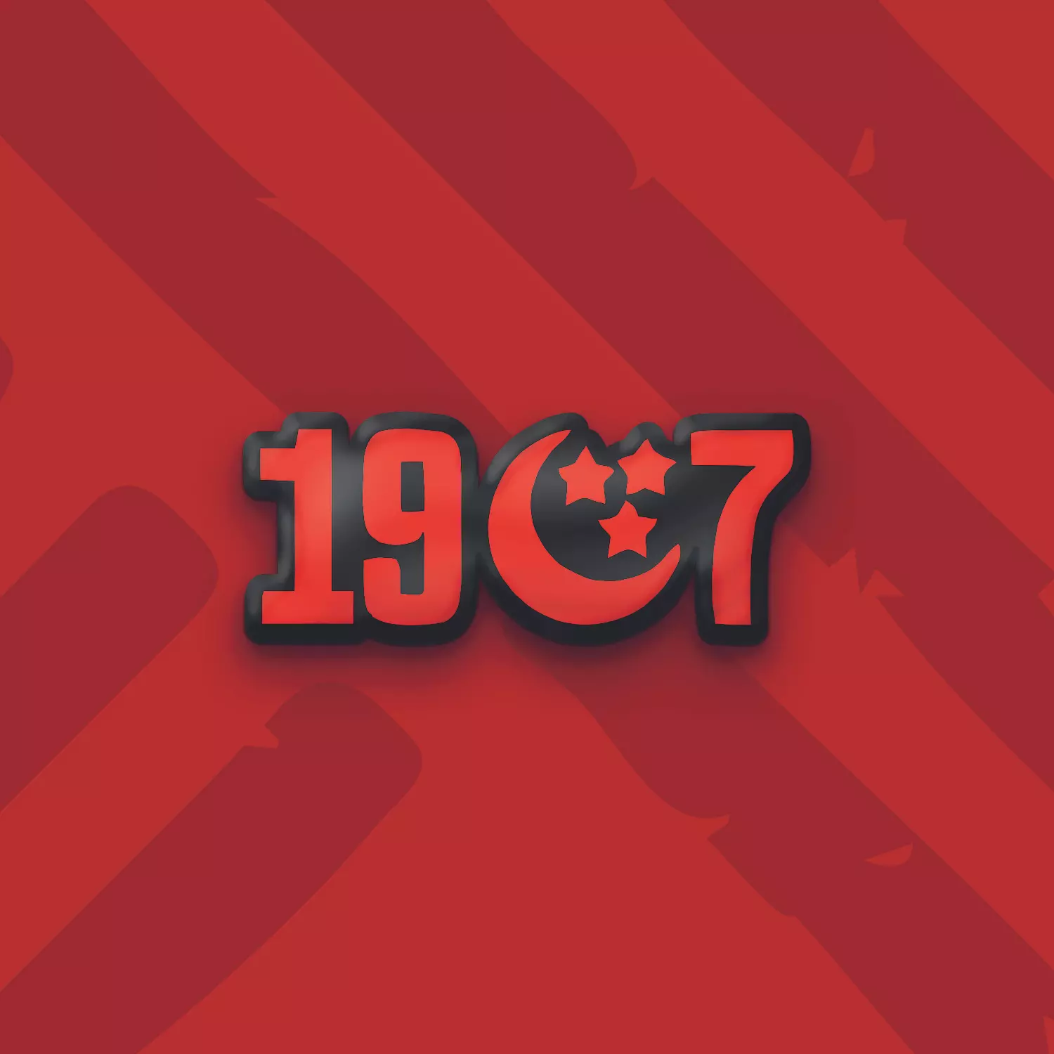 1907 ثري دي ستيكر image