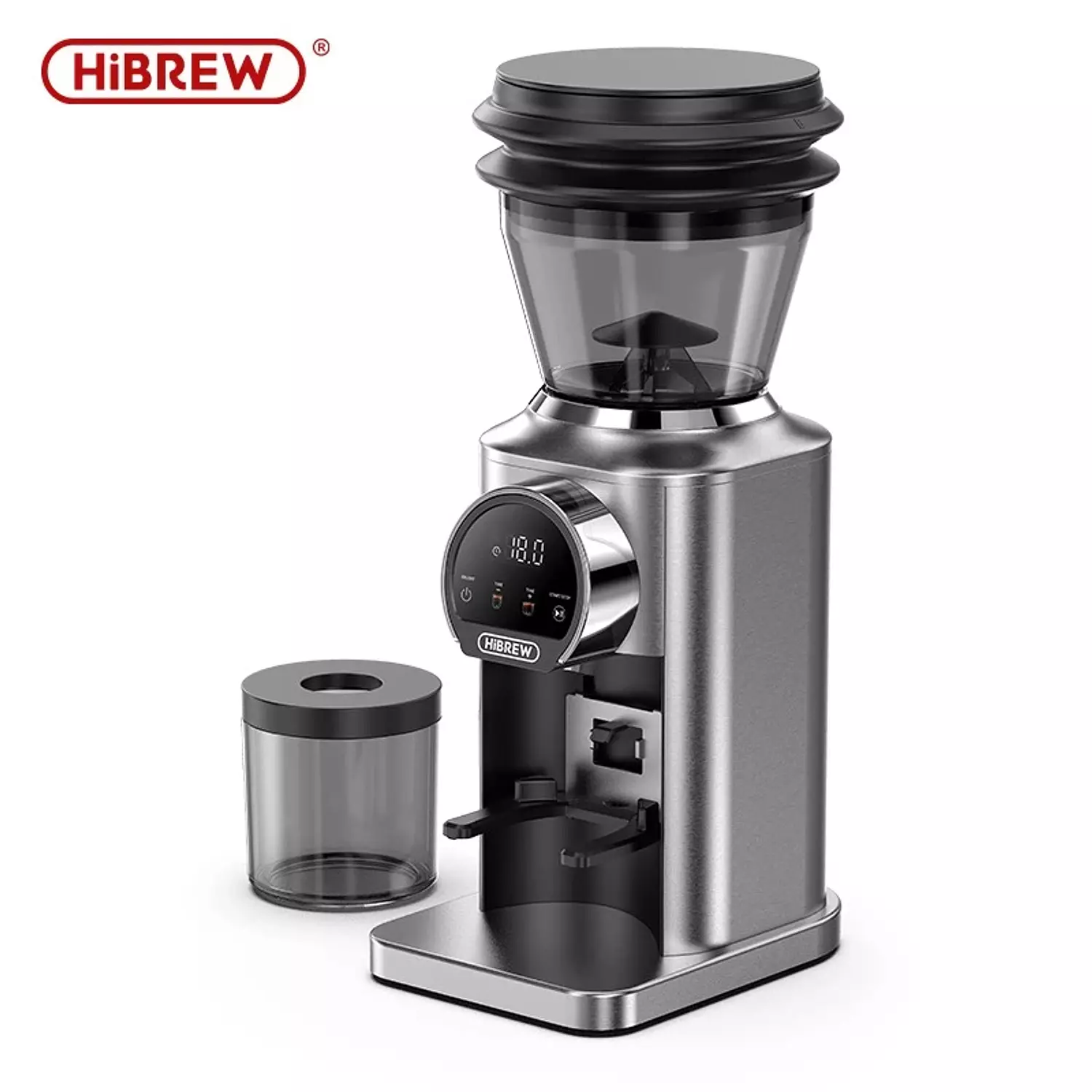 HiBREW G3 Plus Electric Coffee Grinder 40MM Titanium-Coated Conical Burr Coffee Bean Grinder for Espresso Pour Over 7