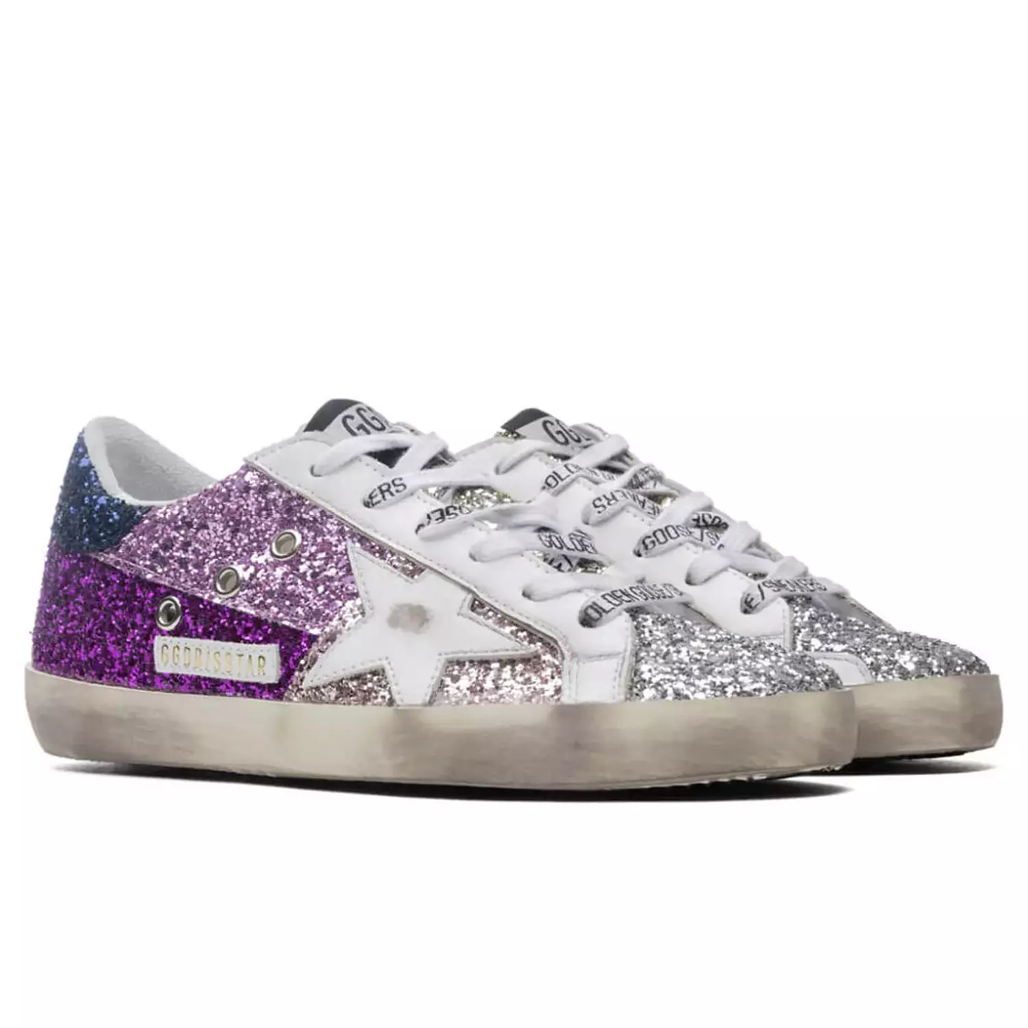 Golden Goose Super Star Violet Dirty Pink Lavender / White hover image