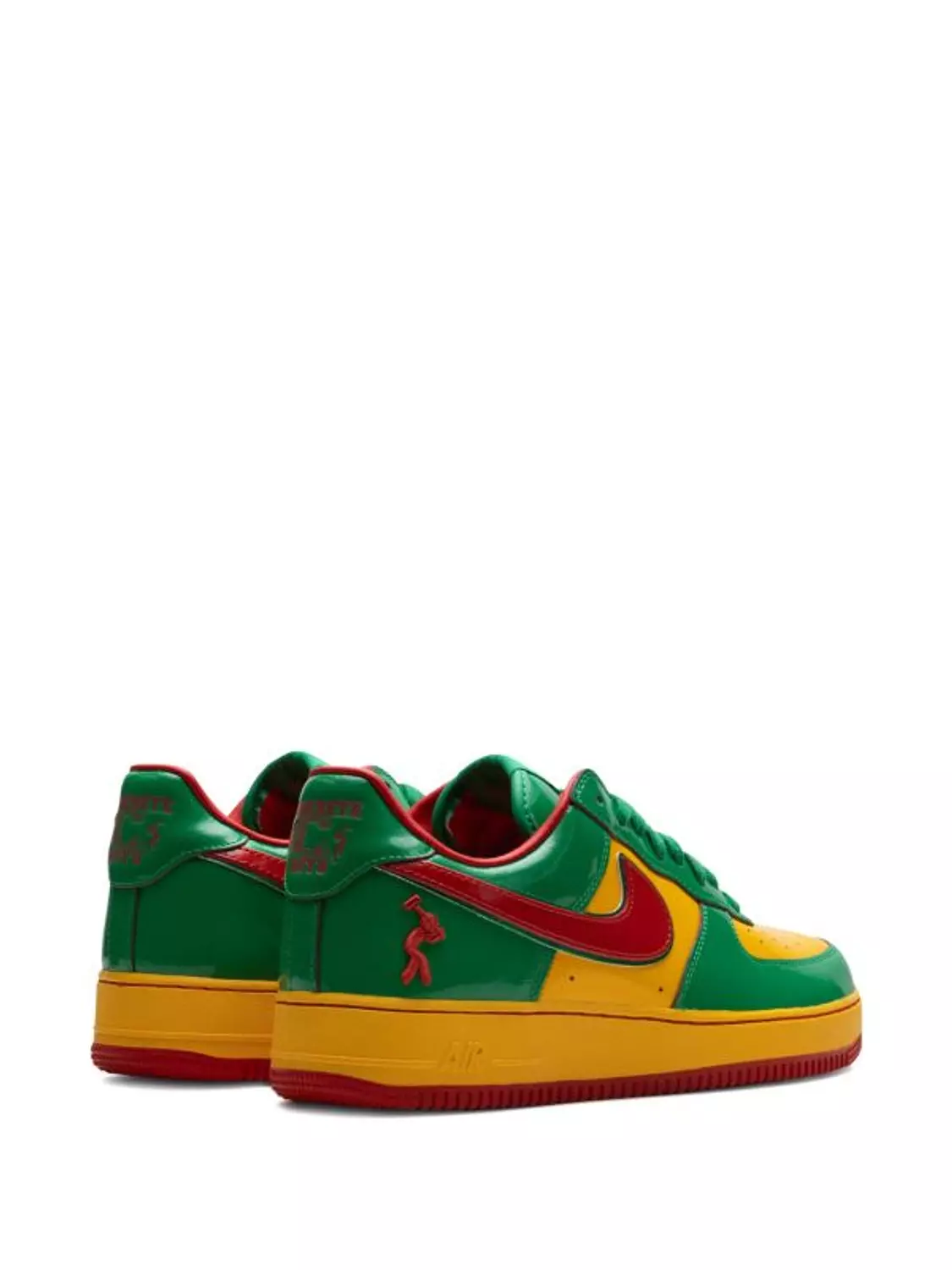 Nike x Lil Yachty Concrete Boys Air Force 1 Low "Lucky Green/Mystic Red" 2