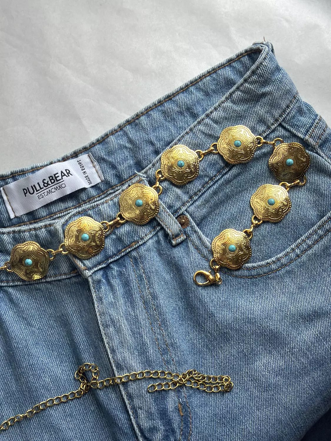 Gold Teriqouse Belt image