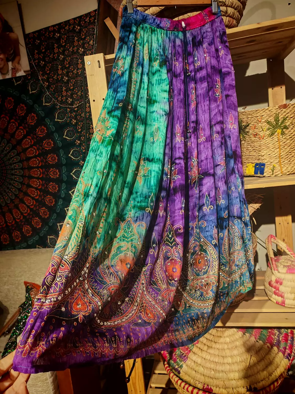 Indian boho style skirt  2