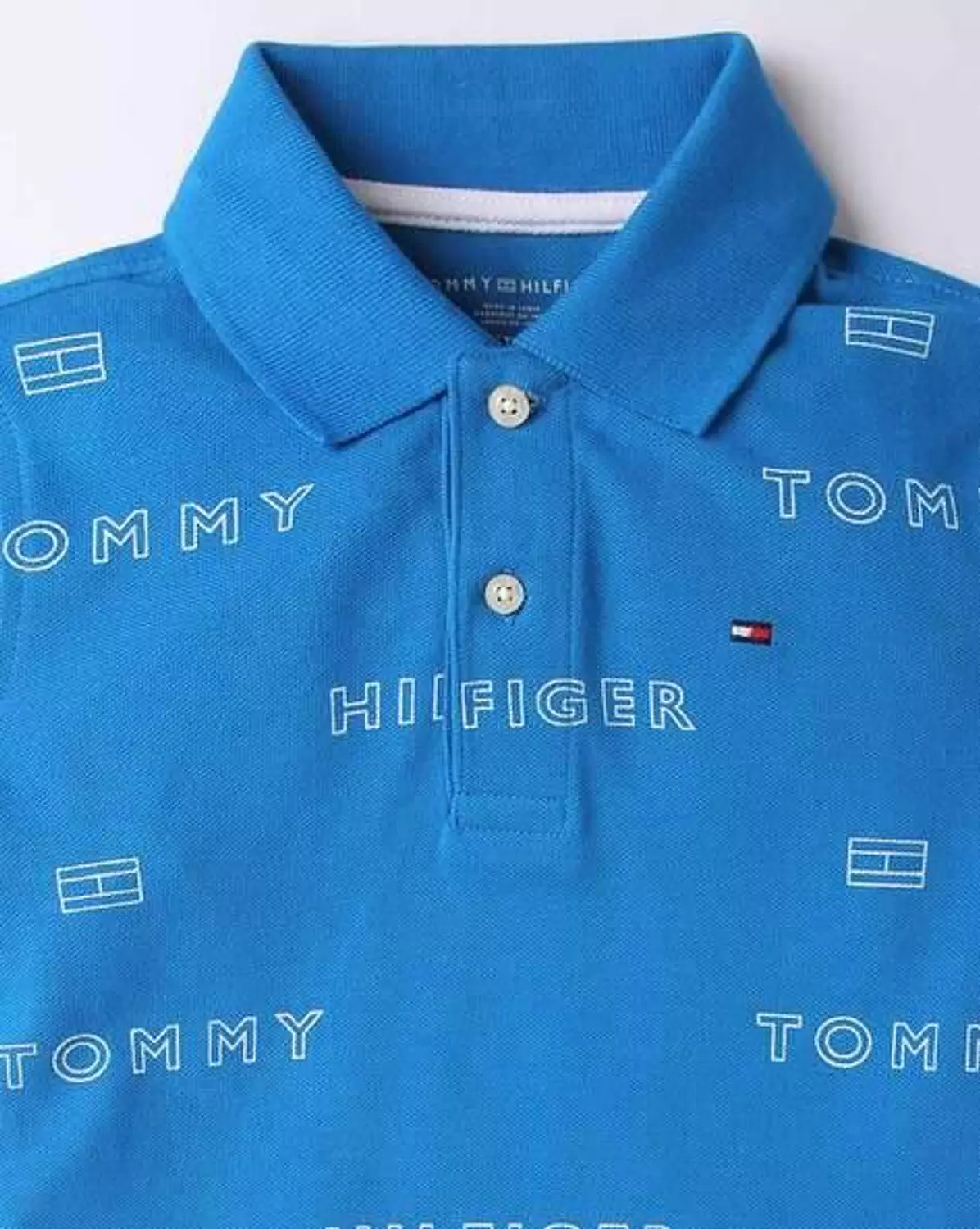 Repeat Logo Print Polo T.Shirt image
