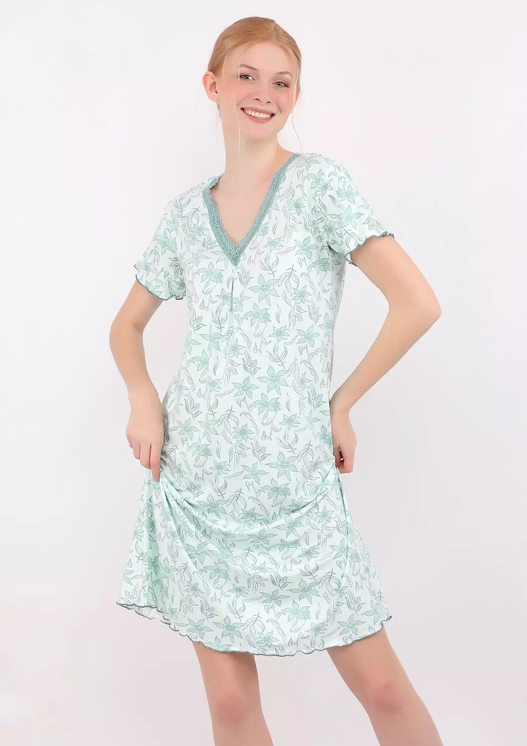 V920 wild flowers night gown  3
