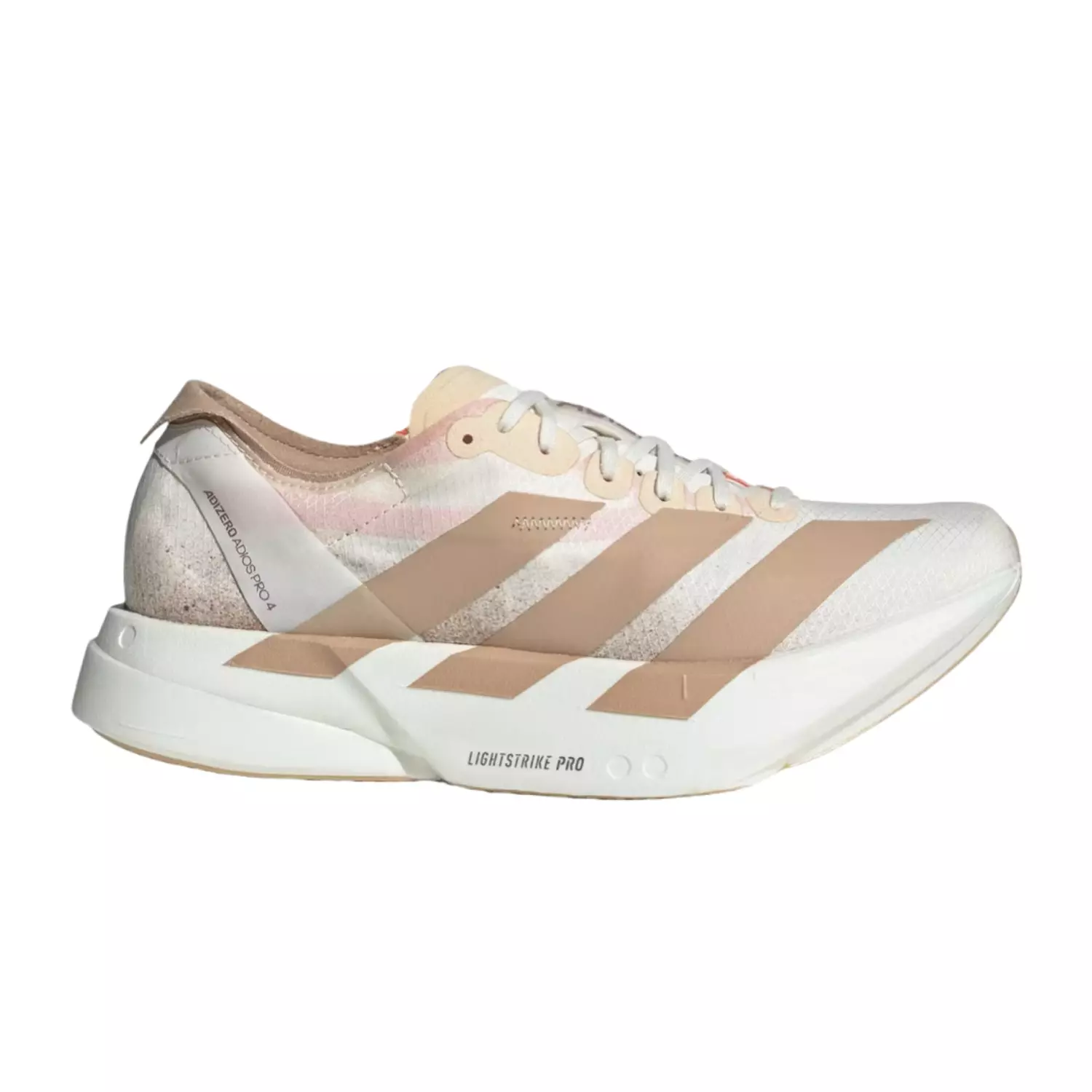 Adidas Adistar Adios Pro 4 - Chalk White Warm Sandstone Sami Impact Orange 