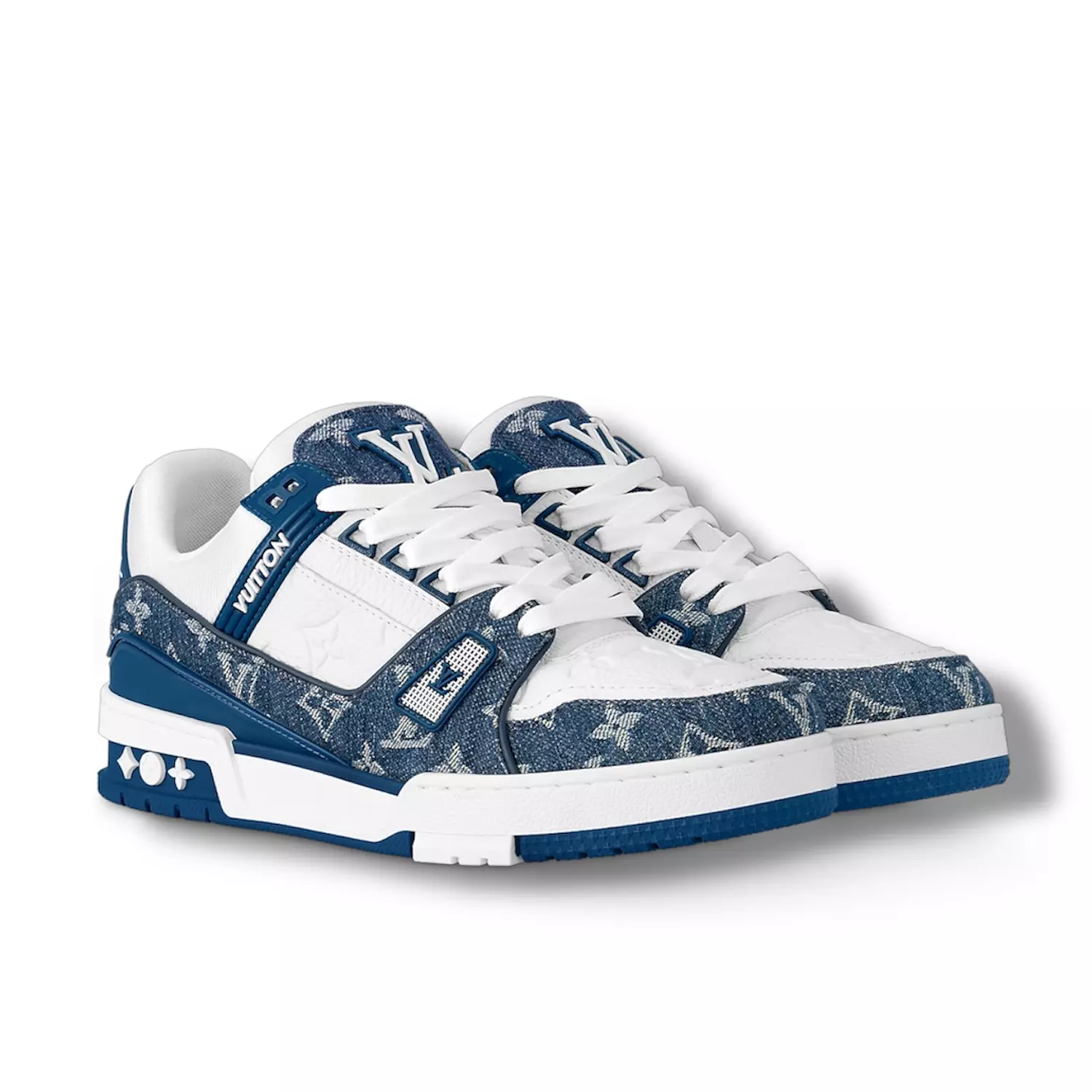 LV Trainer sneaker in Monogram denim 1