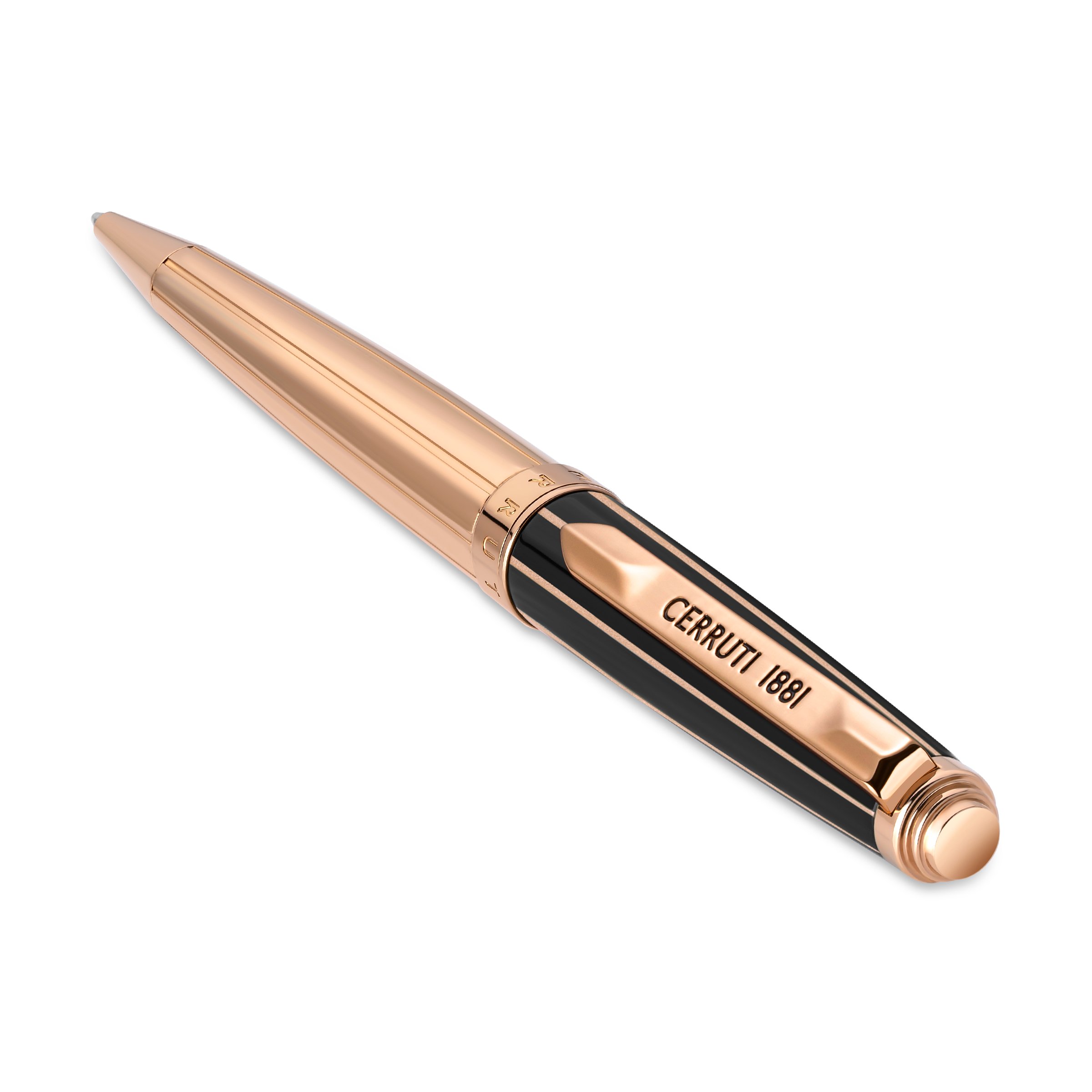 Cerruti1881 Ballpoint Pen Rose Gold & Black - NSS221002C 2