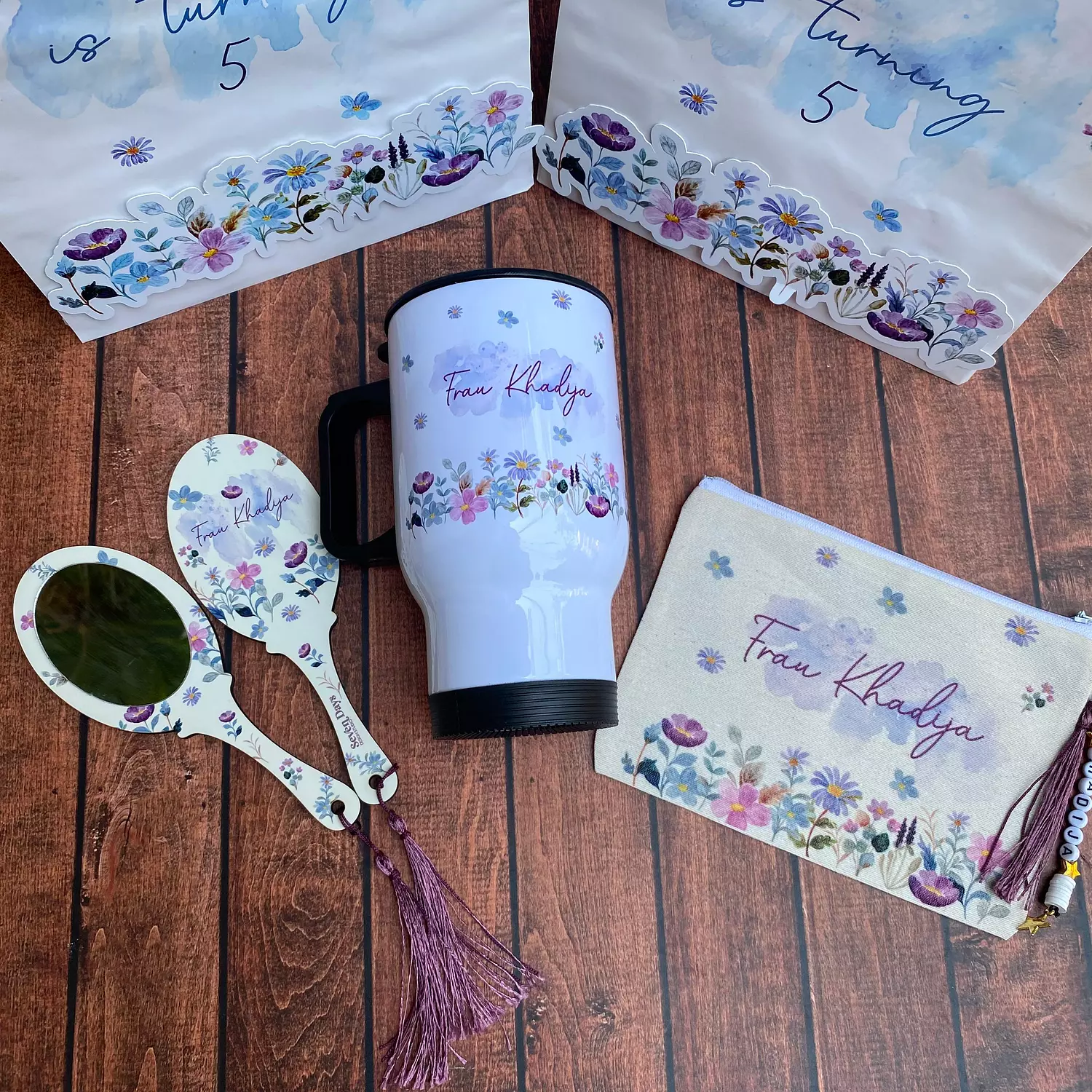 Purple Flowers Gift Box   1