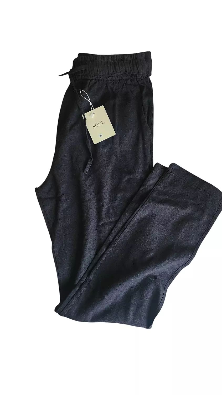 linen pant Black image