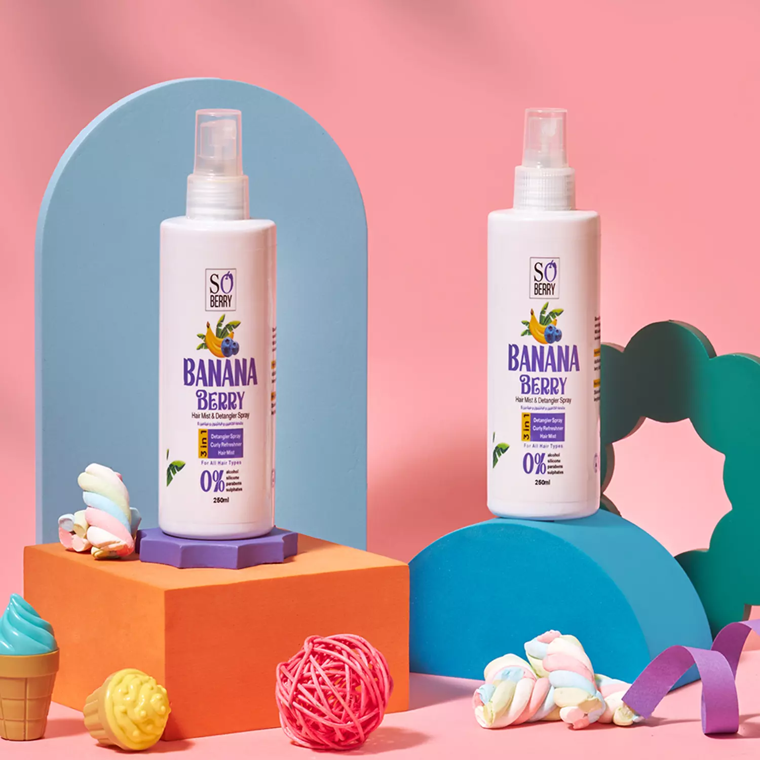 Banana Berry Detangler Spray & Hair Mist image