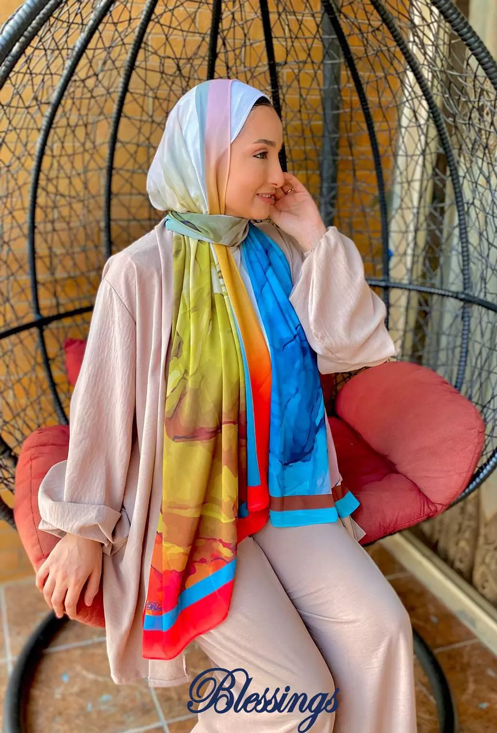 Scarf-Blessings-K2-Mix hover image