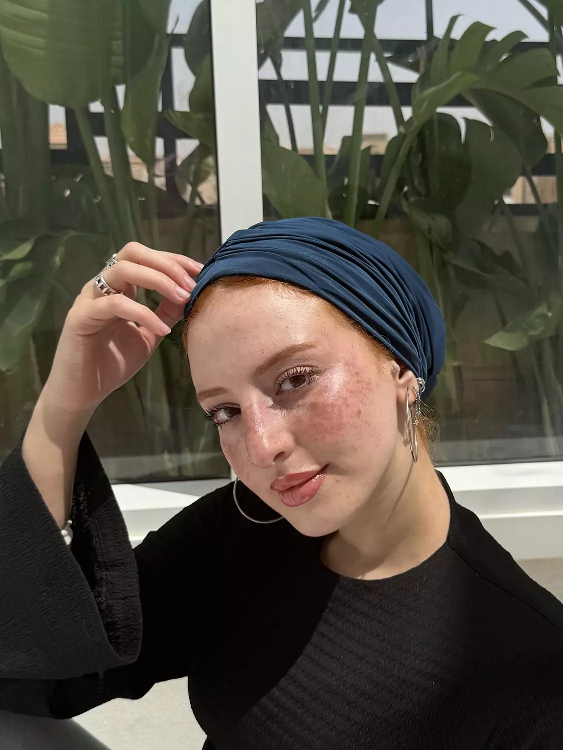 The navy blue turban 4