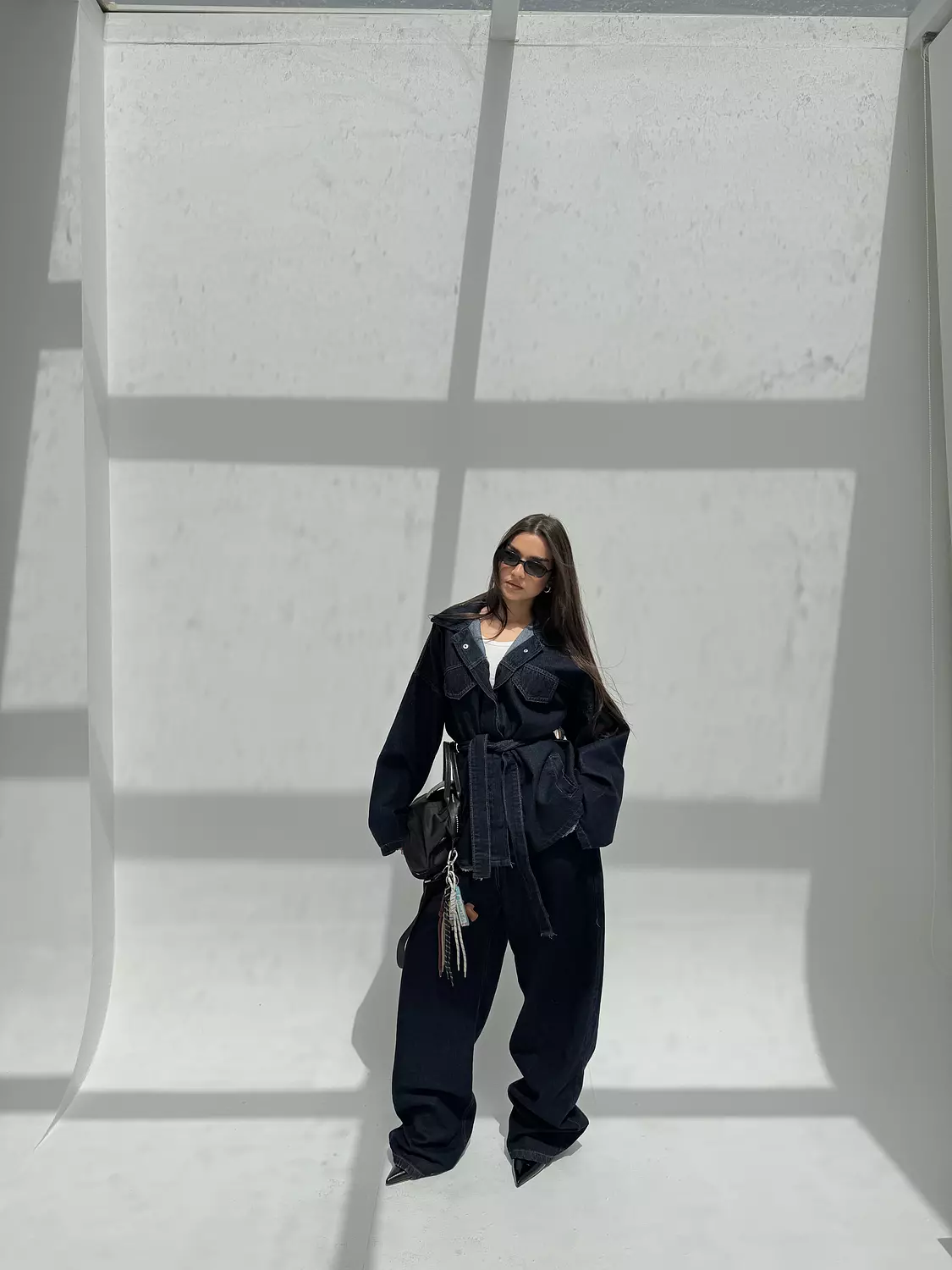 Denim Tie-Waist Set 5