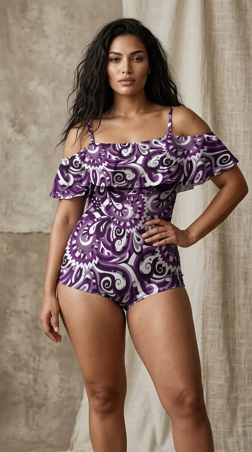 Off shoulder swimsuit  4