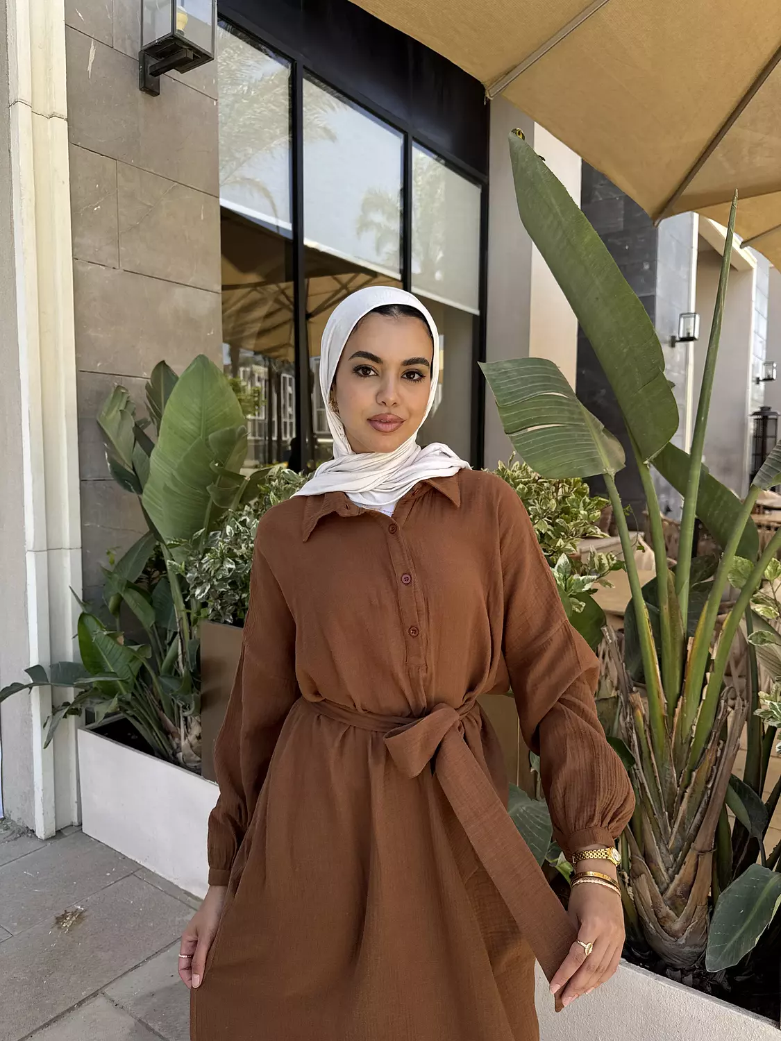 Feels like summer dress in brown image