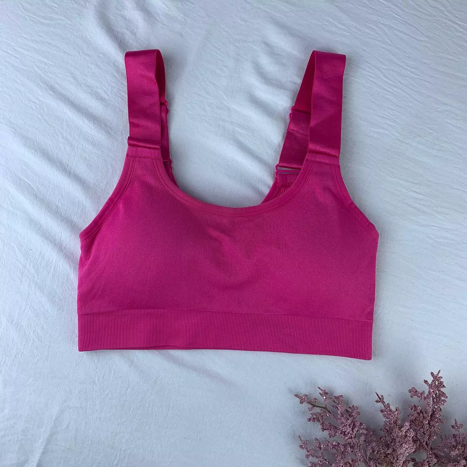 Unwired padded sport bra from crivit image