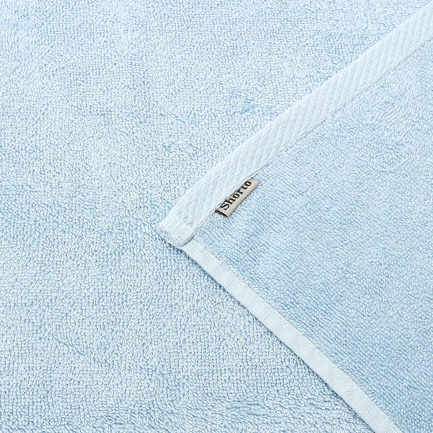 Shorto Towel Plain Made From 100% Cotton - 2627 - Baby Blue 2
