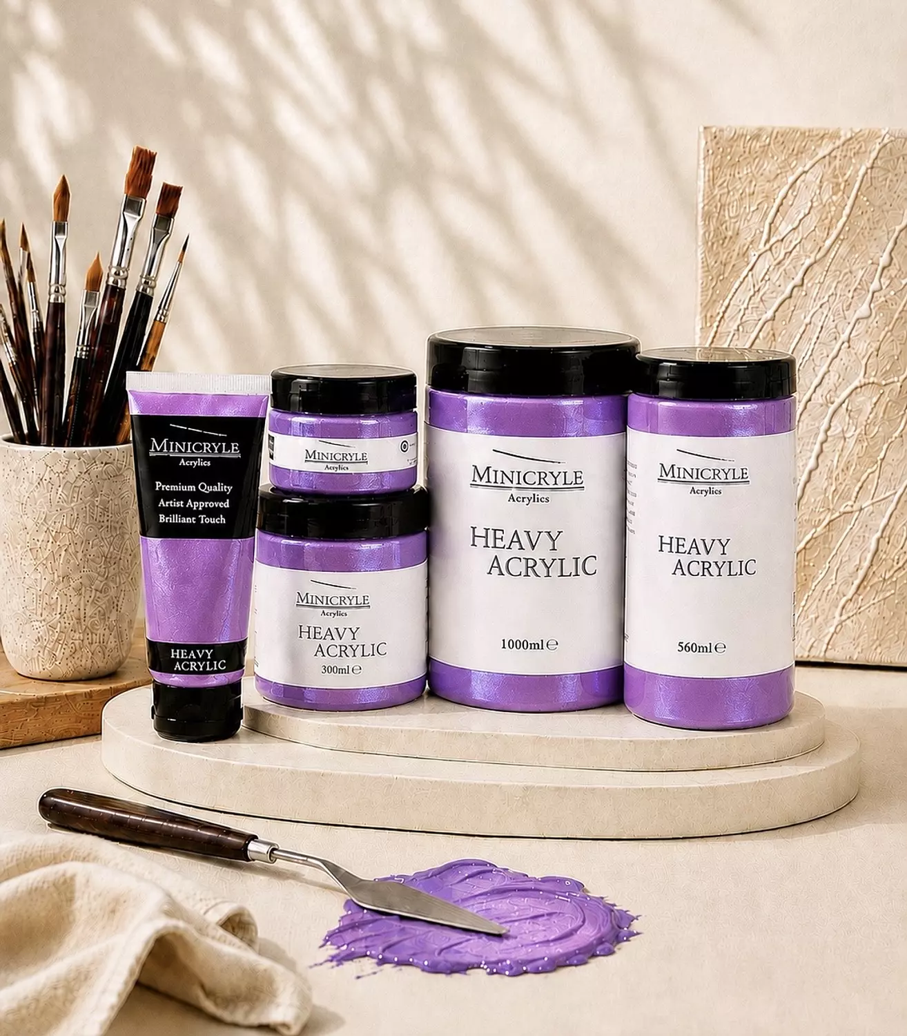Light purple metallic heavy color image