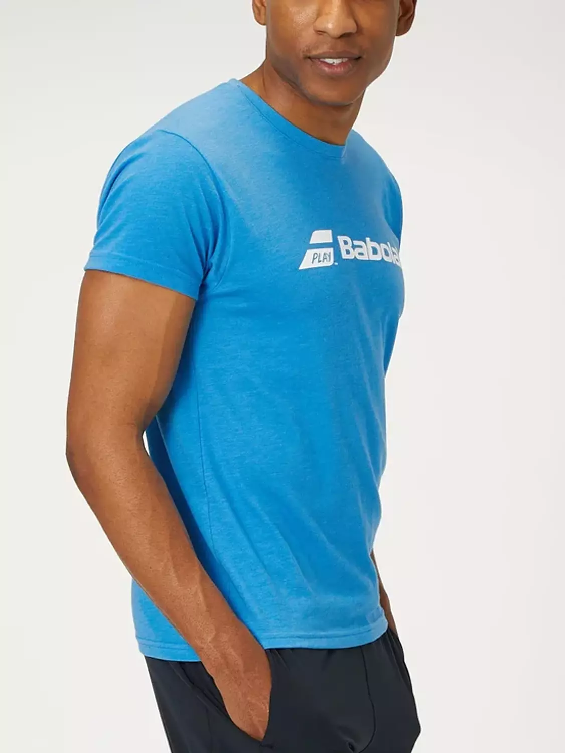 Babolat Exercise Tee Men - Sky Blue T-Shirt 3