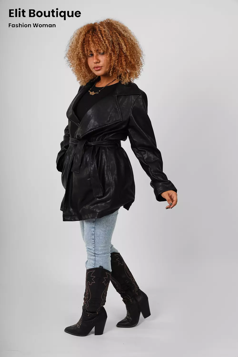 Fancy leather jacket  6