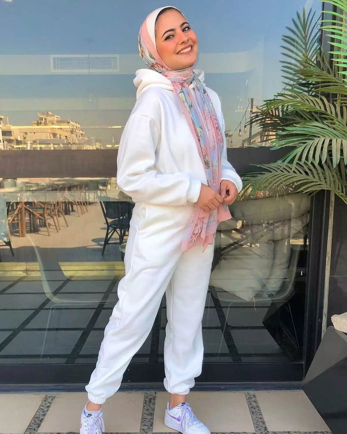 Oversized Hoodie Basic - White 3