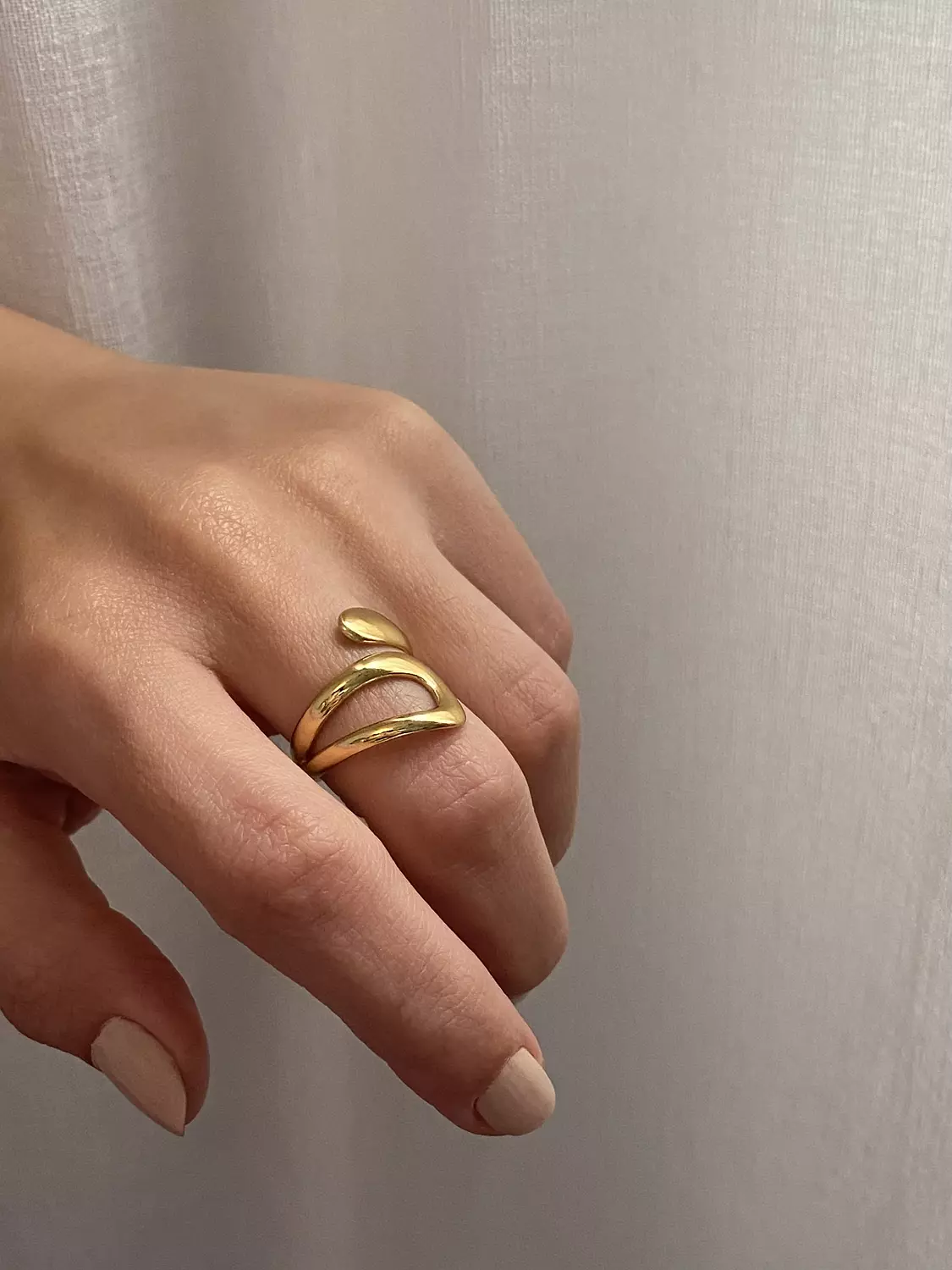 Minimalist Cuff Ring image