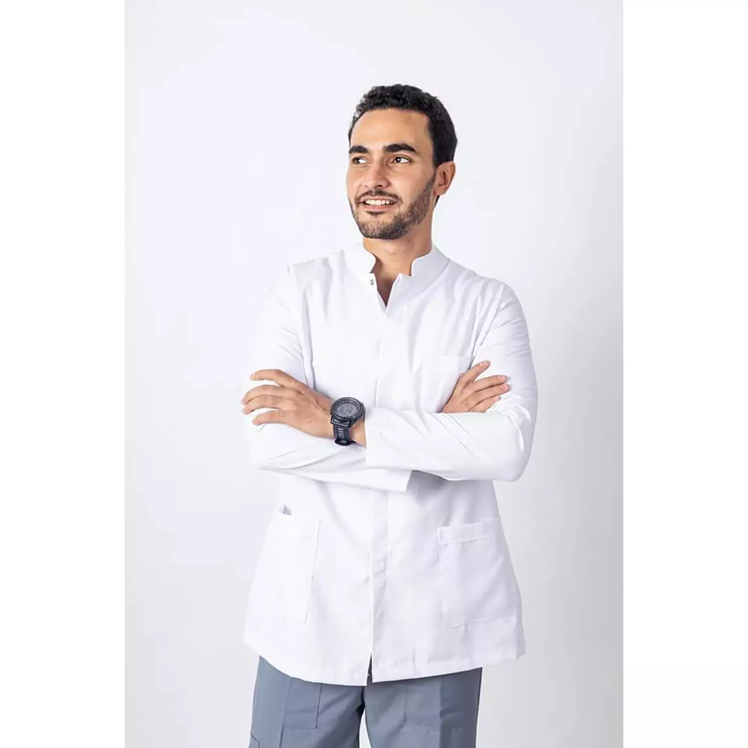 Dental Coat Press Button White hover image