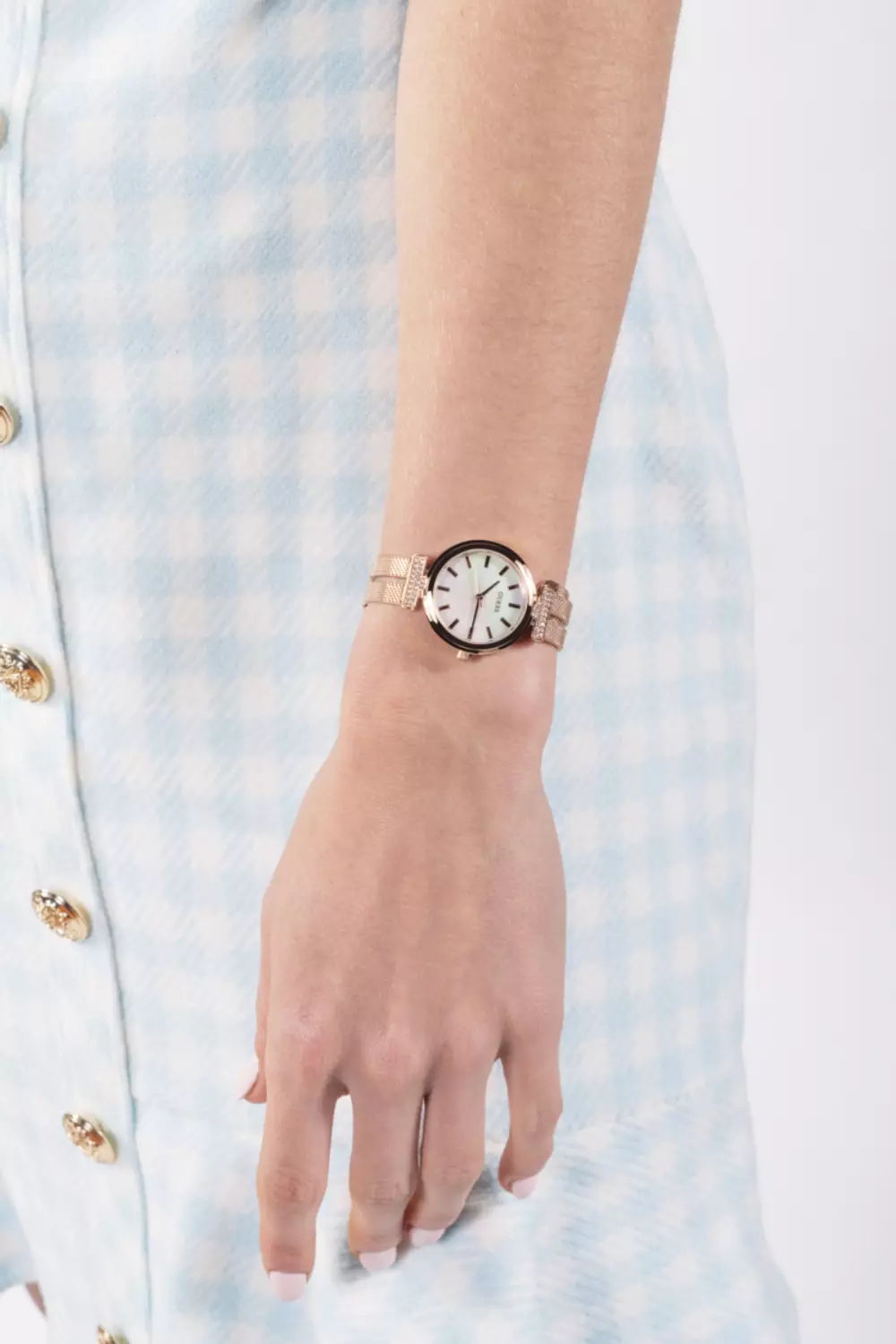 GUESS GW0471L3 Women's  Watch Rose Gold Tone Stainless Steel/Mesh Bracelet 6