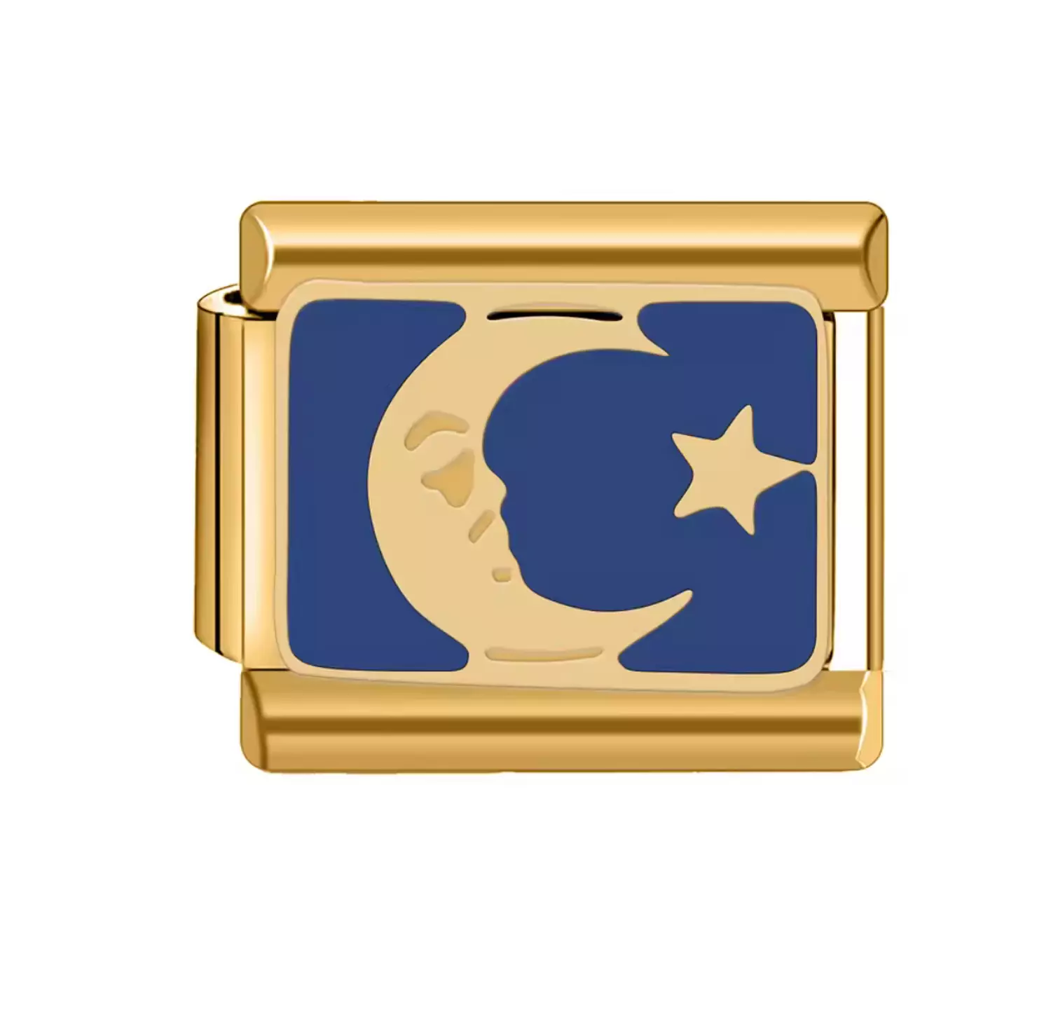 Moon and star charm image