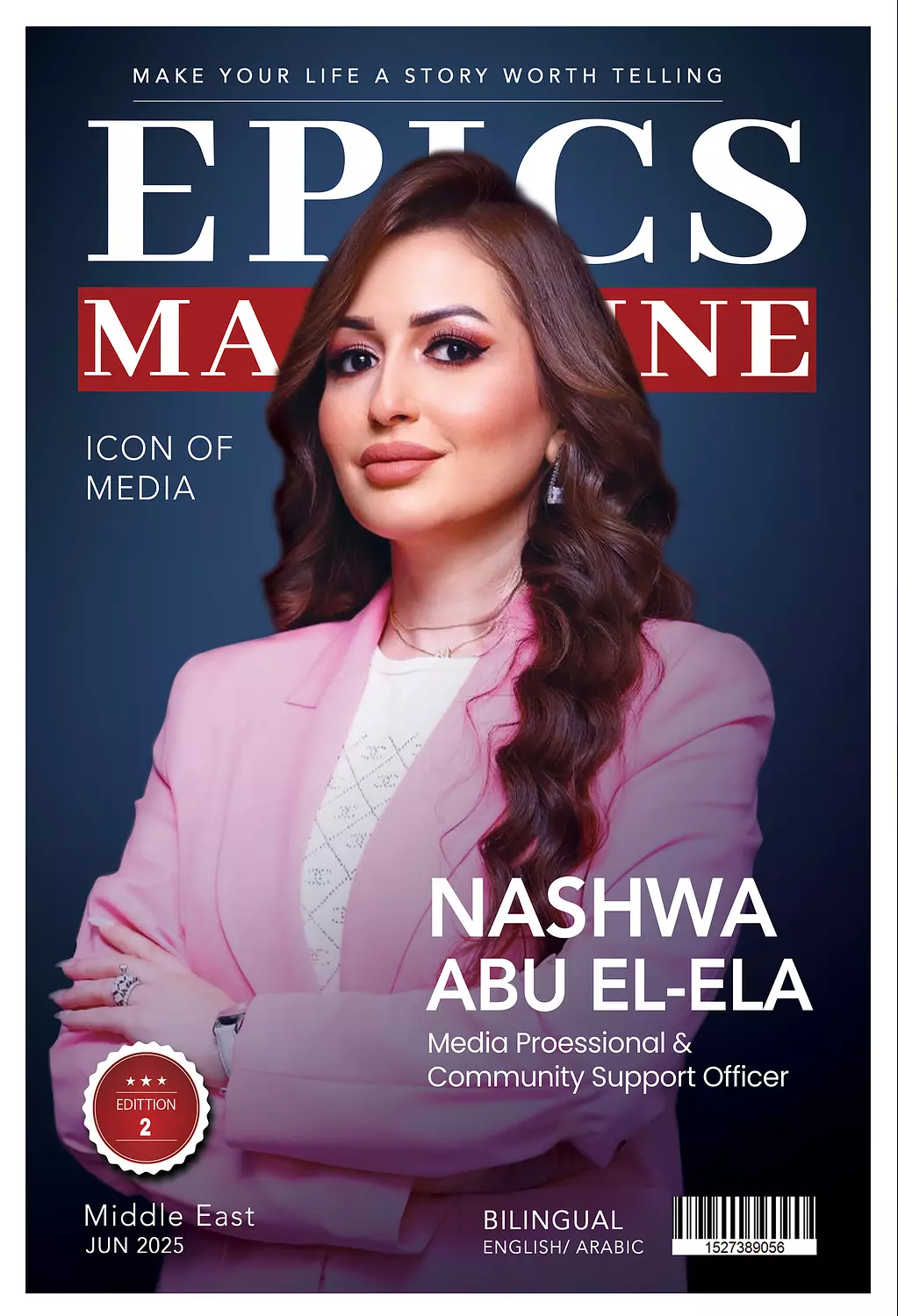 <p>🎖️🌐 Nashwa Abu El-ElA, (story)_  business &amp; media professional.</p>