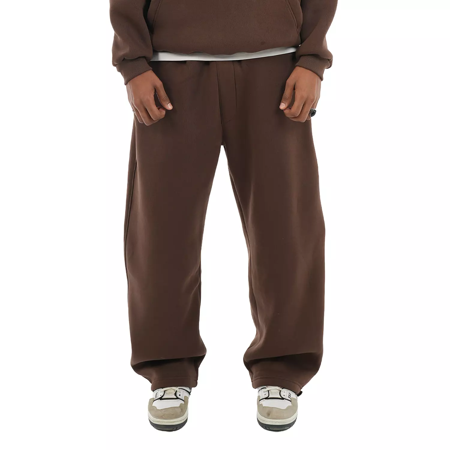 cotton wideleg winter sweatpants  image
