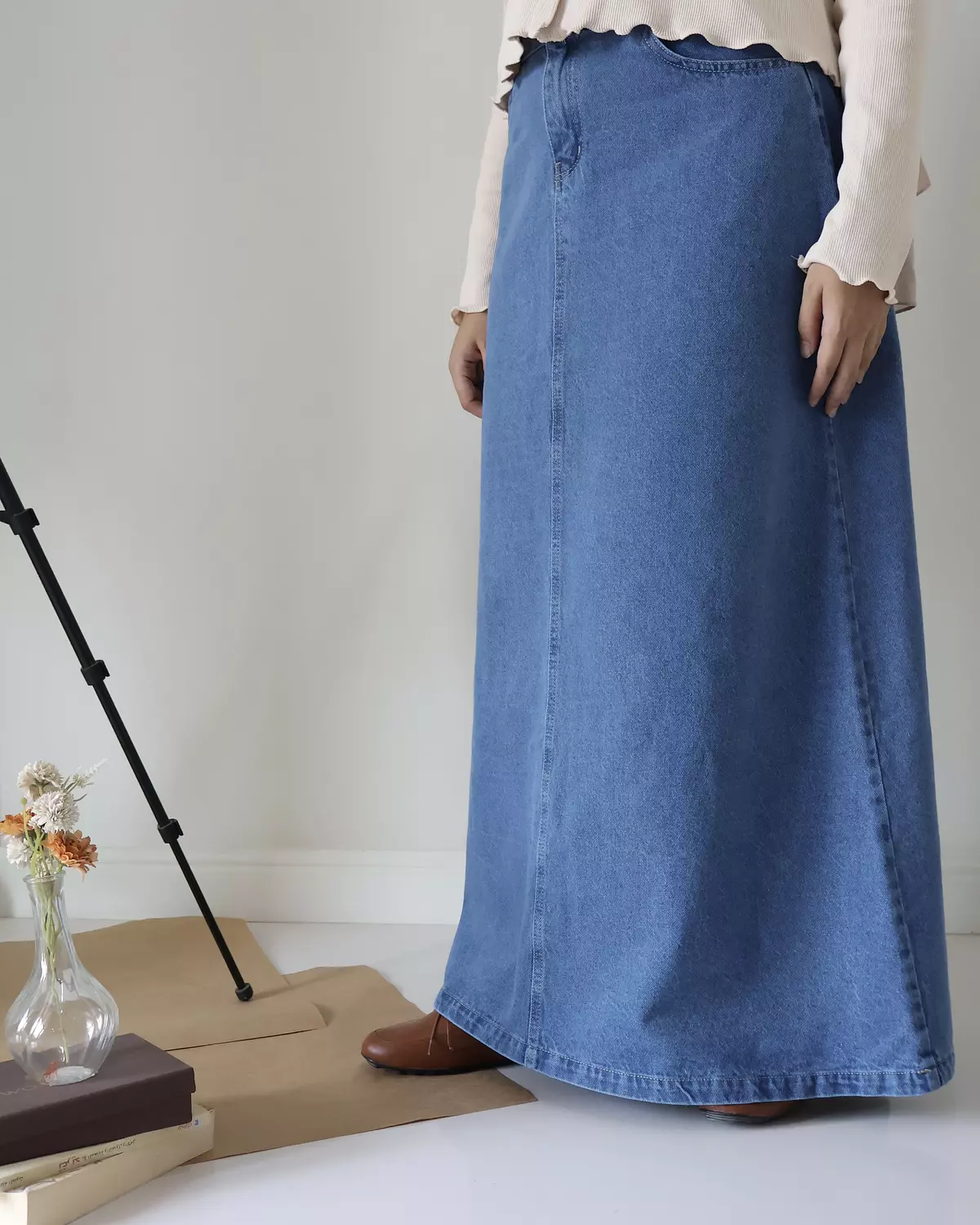 Denim skirt Classic 2